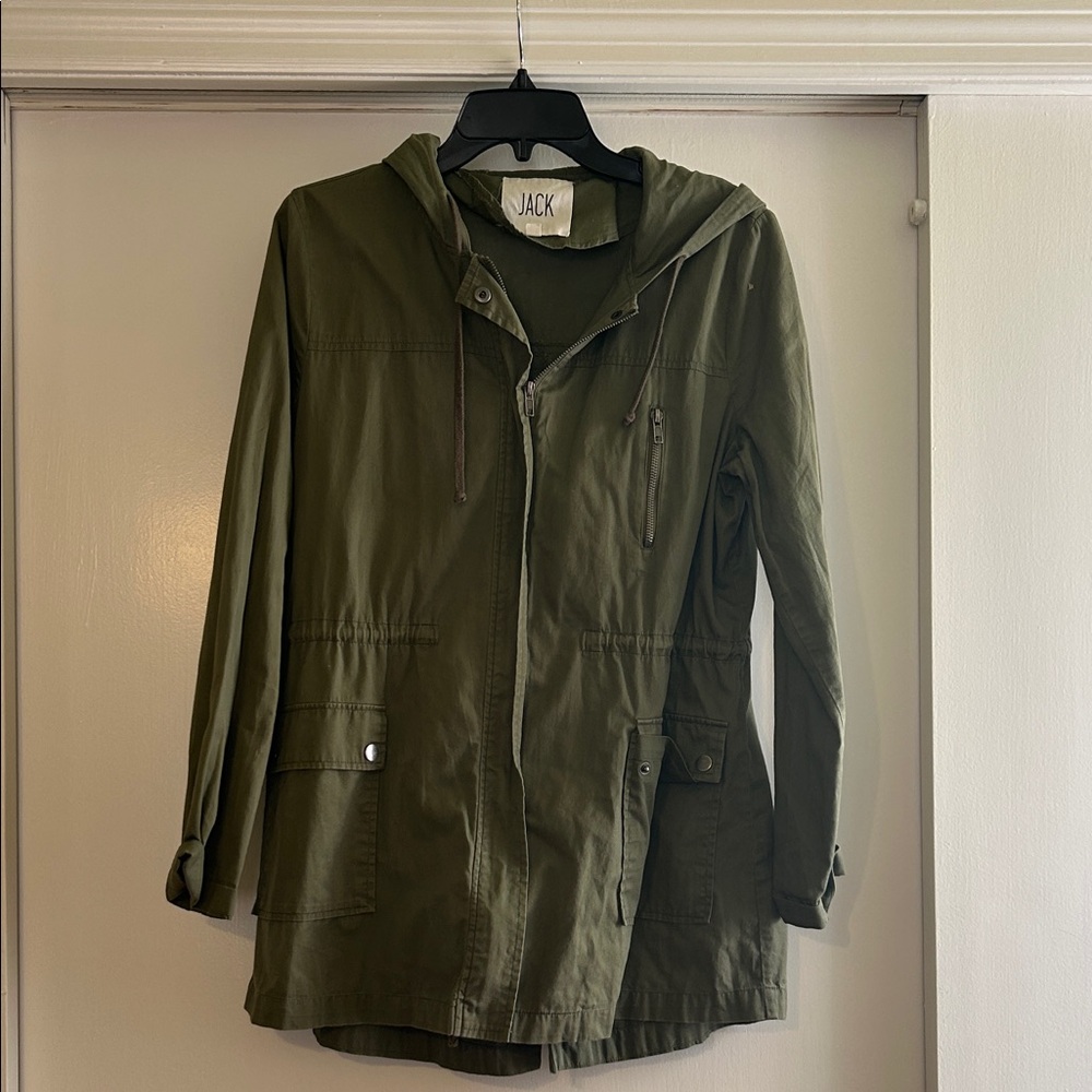 Jack by BB Dakota Women's Utility Jacket in Olive